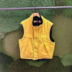 Vintage Tommy Hilfiger Reversible Plaid Vest  Medium